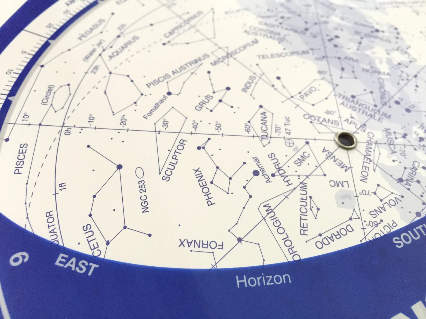 The Night Sky Planisphere | Southern Hemisphere Sky Chart by David Chandler